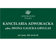 Adwokat Iwona Galicka-Gryglas