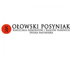 Ołowski Posyniak Kancelaria Adwokatów i Radców prawnych Spółka partnerska